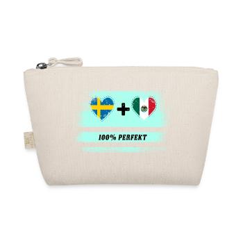 Mexiko und Schweden 100% perfekt / Geschenk - Bio-Täschchen - Natur - Vorne