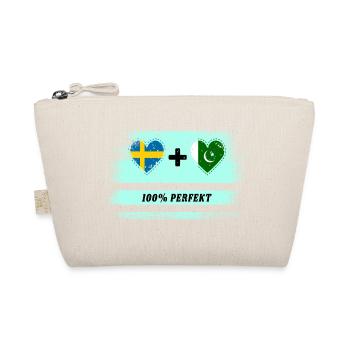 Pakistan und Schweden 100% perfekt / Geschenk - Bio-Täschchen - Natur - Vorne