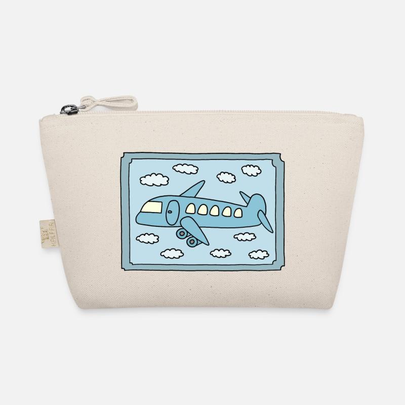 Airplane Design Organic Pouch