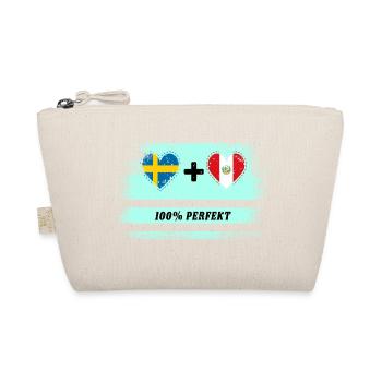 Pérou & Suède 100% Parfait / Cadeau - Trousse biologique - nature - Devant