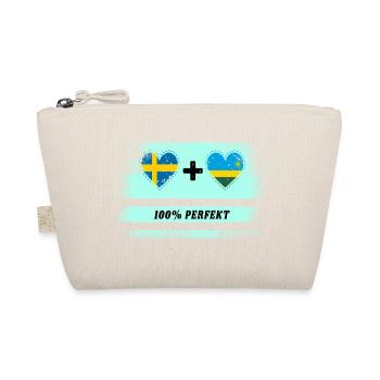 Ruanda und Schweden 100% Perfekt / Geschenk - Bio-Täschchen - Natur - Vorne