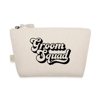 Groom Squad Bachelor Party Men Matching Group Crew - Organic Pouch - nature - Front
