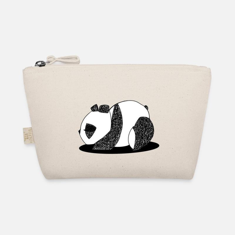 Schlafender Panda Bio-Täschchen