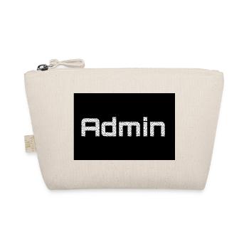 ADMIN Whitewords/Blackbackround - Bio-Täschchen - Natur - Vorne