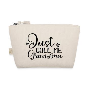 Just Call Me Grandma - Bio-Täschchen - Natur - Vorne