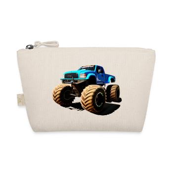 Monster Truck Nr. 1 - Bio-Täschchen - Natur - Vorne
