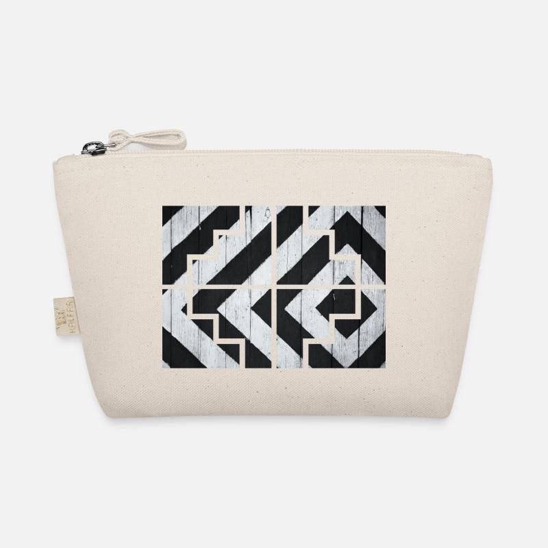 Geometrisch Bio-Täschchen