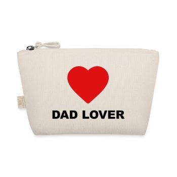 Cute "Dad Lover" design for you - Organic Pouch - nature - Front