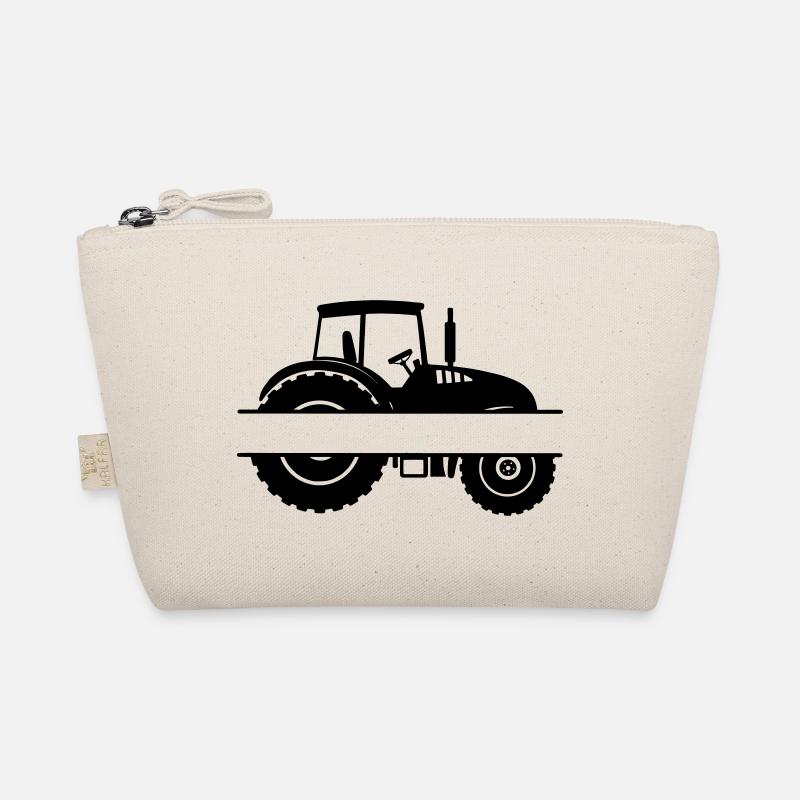 Farm Tractor Emblem Organic Pouch