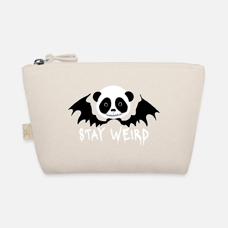 Restez bizarre Goth Panda Trousse biologique