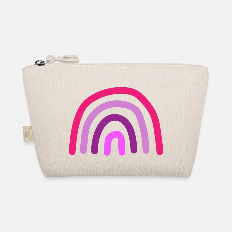 Pink rainbow Organic Pouch