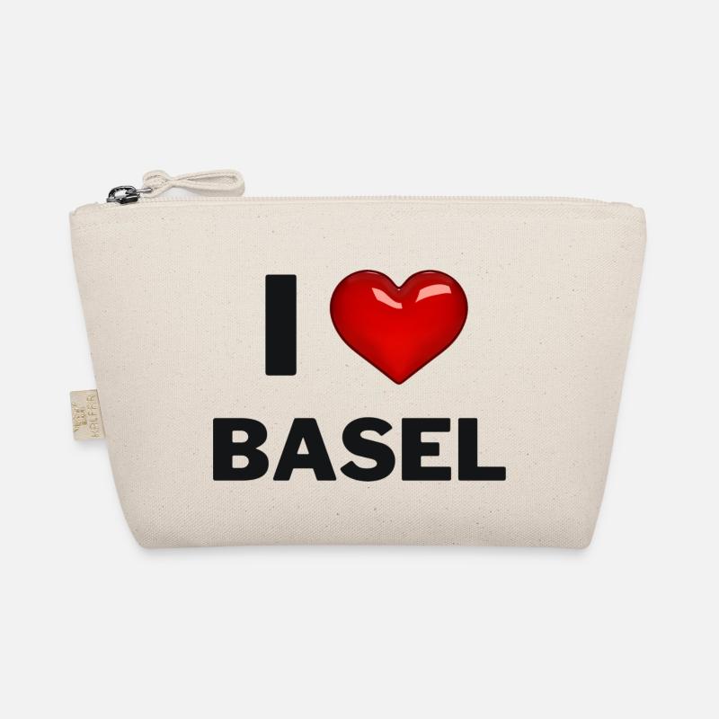 I Love Basel - Bio-Täschchen - Natur