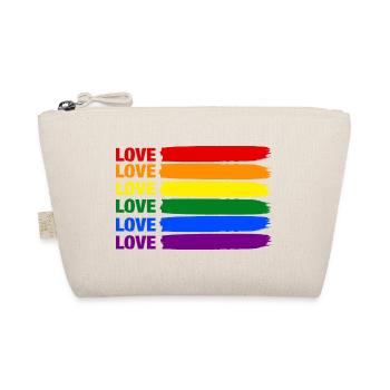 Fierté LGBT Gay Arc-en-ciel LGBTQ Love CSD Cadeau - Trousse biologique - nature - Devant