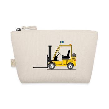 Forklift Sweden flag - Organic Pouch - nature - Front