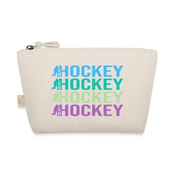 Field Hockey Hockey Time Hockey Hockey Field - Organic Pouch - nature - Front