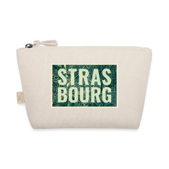 Strasbourg City Map – Urban Design - Organic Pouch - nature - Front