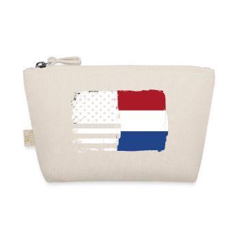Fusion de drapeaux : Étoiles rayures Dutch Brush - Trousse biologique - nature - Devant