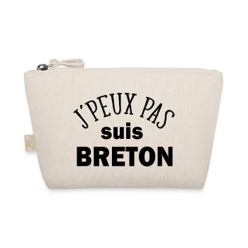 Bretagne je peux pas suis Breton - Trousse biologique - nature - Devant