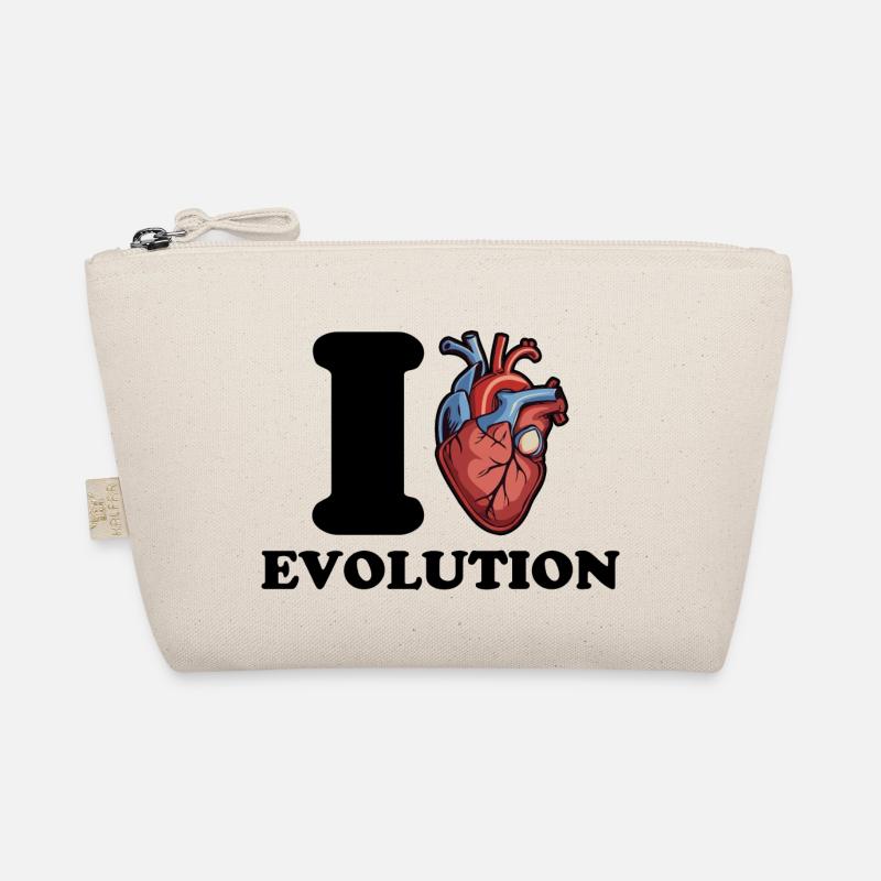 Ich liebe Evolution Bio-Täschchen