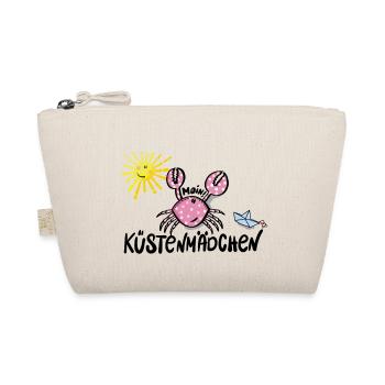 Küstenmädchen Krabbe - Bio-Täschchen - Natur - Vorne