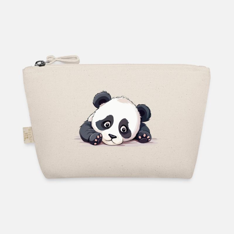 Panda Ours Mignon Mignon Moelleux Panda Amour J’aime Trousse biologique
