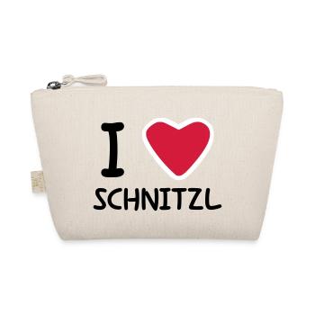I love Schnitzl - Bio-Täschchen - Natur - Vorne