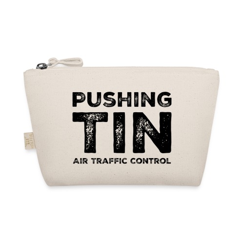 Pushing Tin - Air Traffic Control - Black Design - Bio-Täschchen