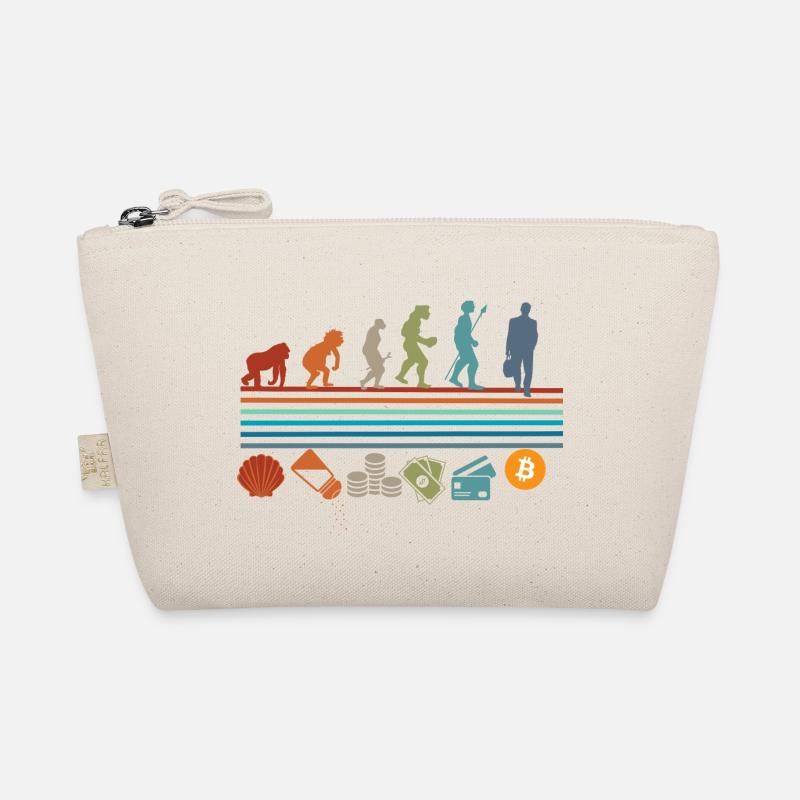 Évolution rétro vintage Bitcoin Trousse biologique