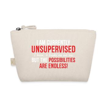 I Am Currently Unsupervised - Organic Pouch - nature - Front