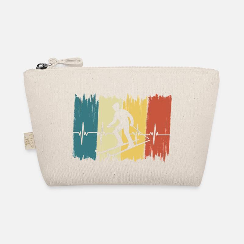 Heartbeat Skiing Organic Pouch