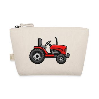 Tracteur de pelouse rouge - Trousse biologique - nature - Devant