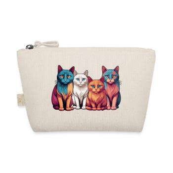 Katzen Gang - Bio-Täschchen - Natur - Vorne