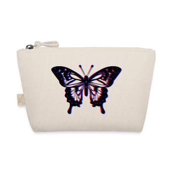 3D Butterfly - Bio-Täschchen - Natur - Vorne