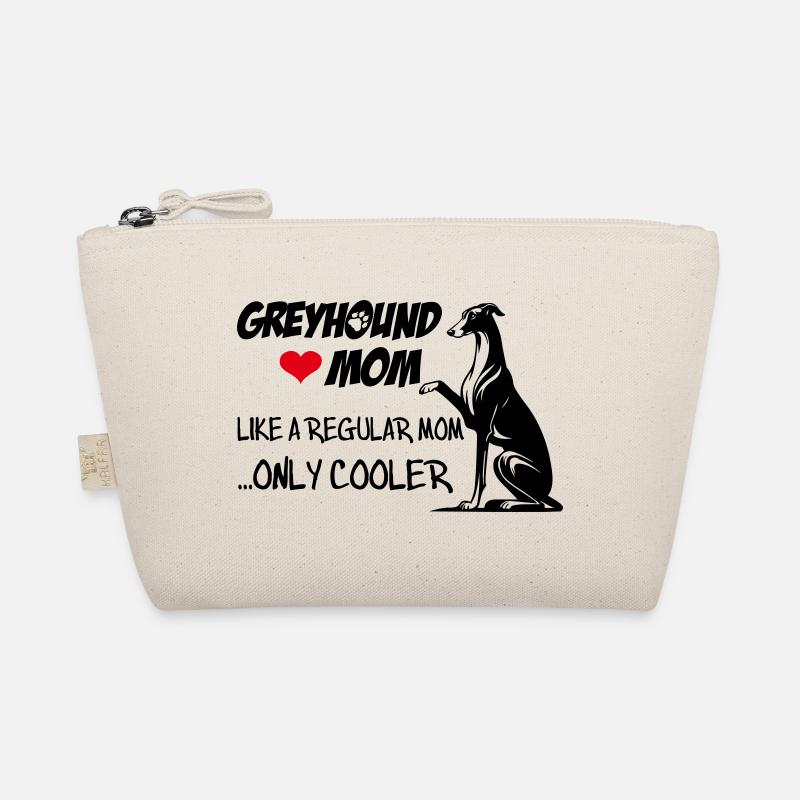 Greyhound Mom - Bio-Täschchen - Natur