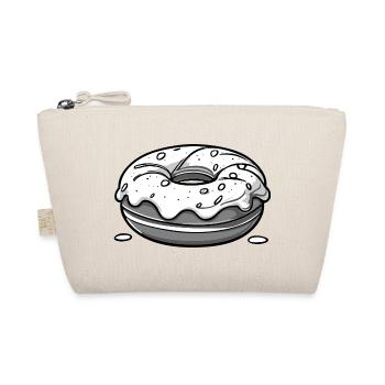 Donut - black - Bio-Täschchen - Natur - Vorne