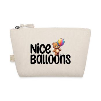 Cute Balloons - Organic Pouch - nature - Front