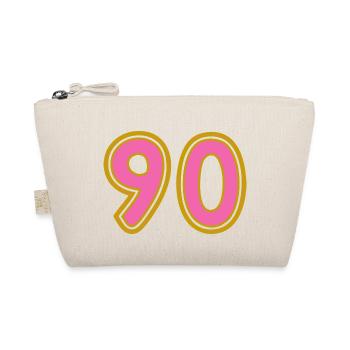 90. 90 ANS. 90e ANNIVERSAIRE. ANNIVERSAIRE 90 ANS. - Trousse biologique - nature - Devant
