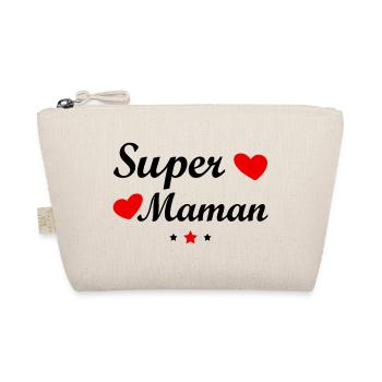 Super Maman, cadeau fête des mères - Trousse biologique - nature - Devant