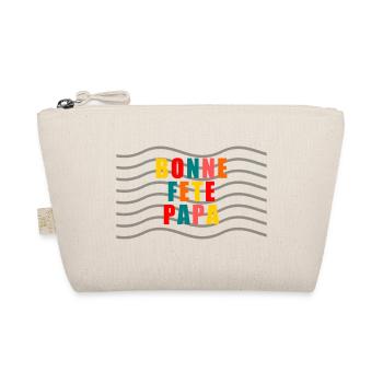 HAPPY FATHER'S DAY. DAD. FATHER'S DAY. FATHER - Organic Pouch - nature - Front