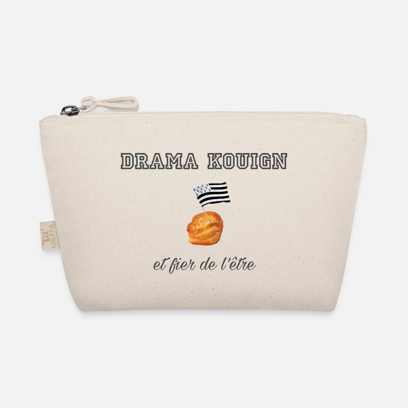 Fier d être un drama kouign Dark Grey Trousse biologique