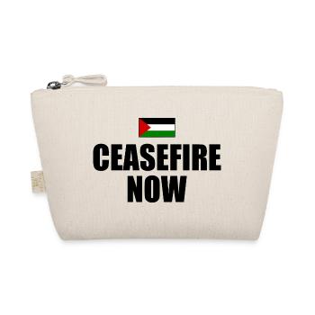 Ceasefire now free palestine - Trousse biologique - nature - Devant