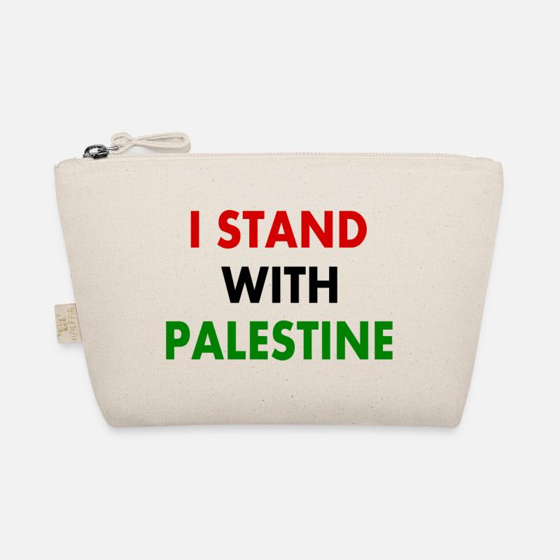 I stand with palestine - Bio-Täschchen - Natur