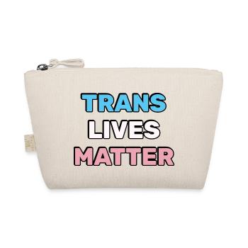 Trans-Leben zählen - Transgender Pride - Bio-Täschchen - Natur - Vorne