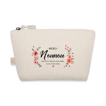 Cadeau nounou merci Nounou merveilleuse année - Trousse biologique - nature - Devant
