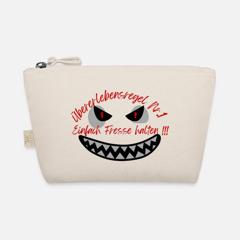 "Survival Rule No. 1" Design Subtle Organic Pouch