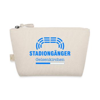 Gelsenkirchen Stadiongänger – Geschenk Fußball Fan - Bio-Täschchen - Natur - Vorne