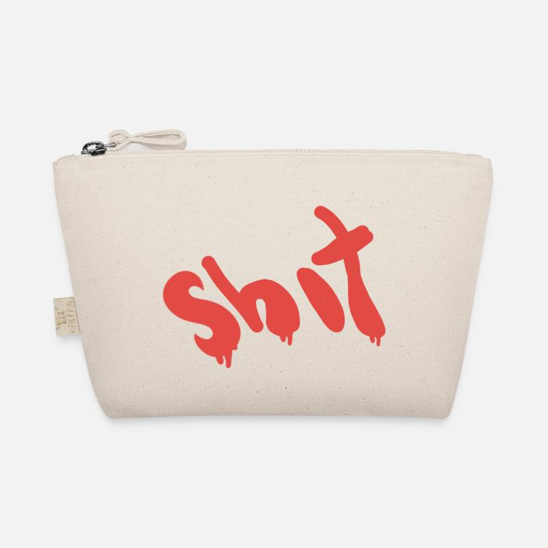 Scheisse text in rot Bio-Täschchen