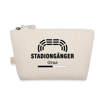 Graz Stadiongänger – Geschenk Fußball Fan - Bio-Täschchen - Natur - Vorne