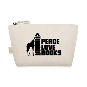 Reading Books Book Giraffe - Organic Pouch - nature - Front