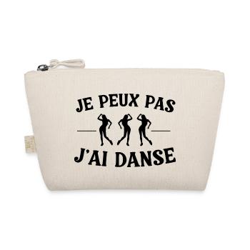 Je peux pas j'ai danse - Trousse biologique - nature - Devant